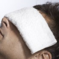 How to reduce eye strain with a towel.