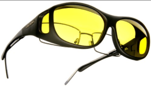 Cocoons fitovers yellow lens as blue light filter 