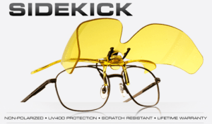 Cocoons SideKicks clip-on yellow-lemon lens blue light filter