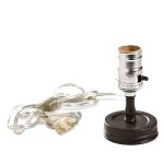 anti-reflective glare free computer lighting - jar bulb holder