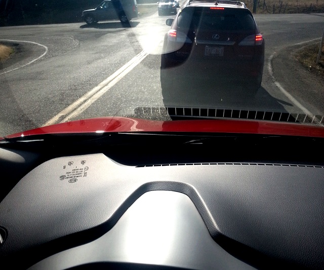 driver fatigue and eye strain_dashboard reflection and veiling glare