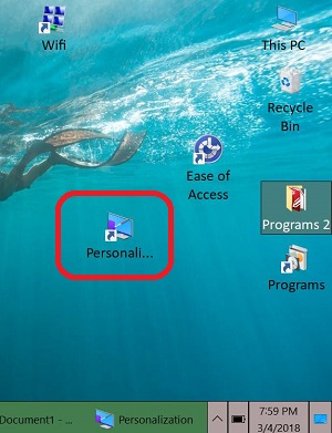 How to Change High-Contrast Theme Colors in Windows 10 version 1703 personalization desktop shortcut